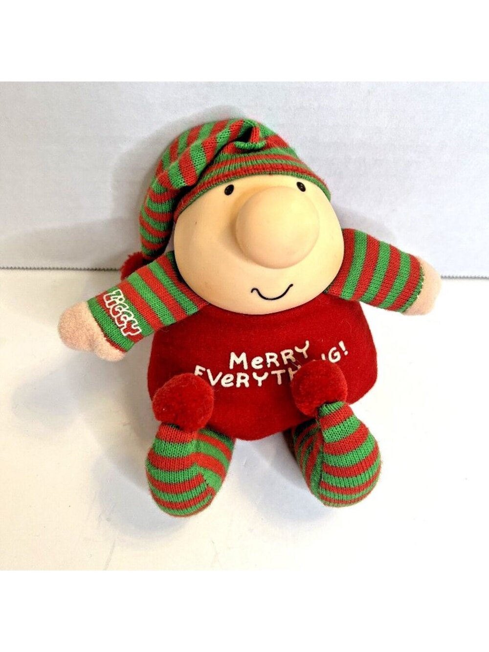 Ziggy Elf Doll Vintage 1988 Rubber Face Merry Everything American Greeting Plush